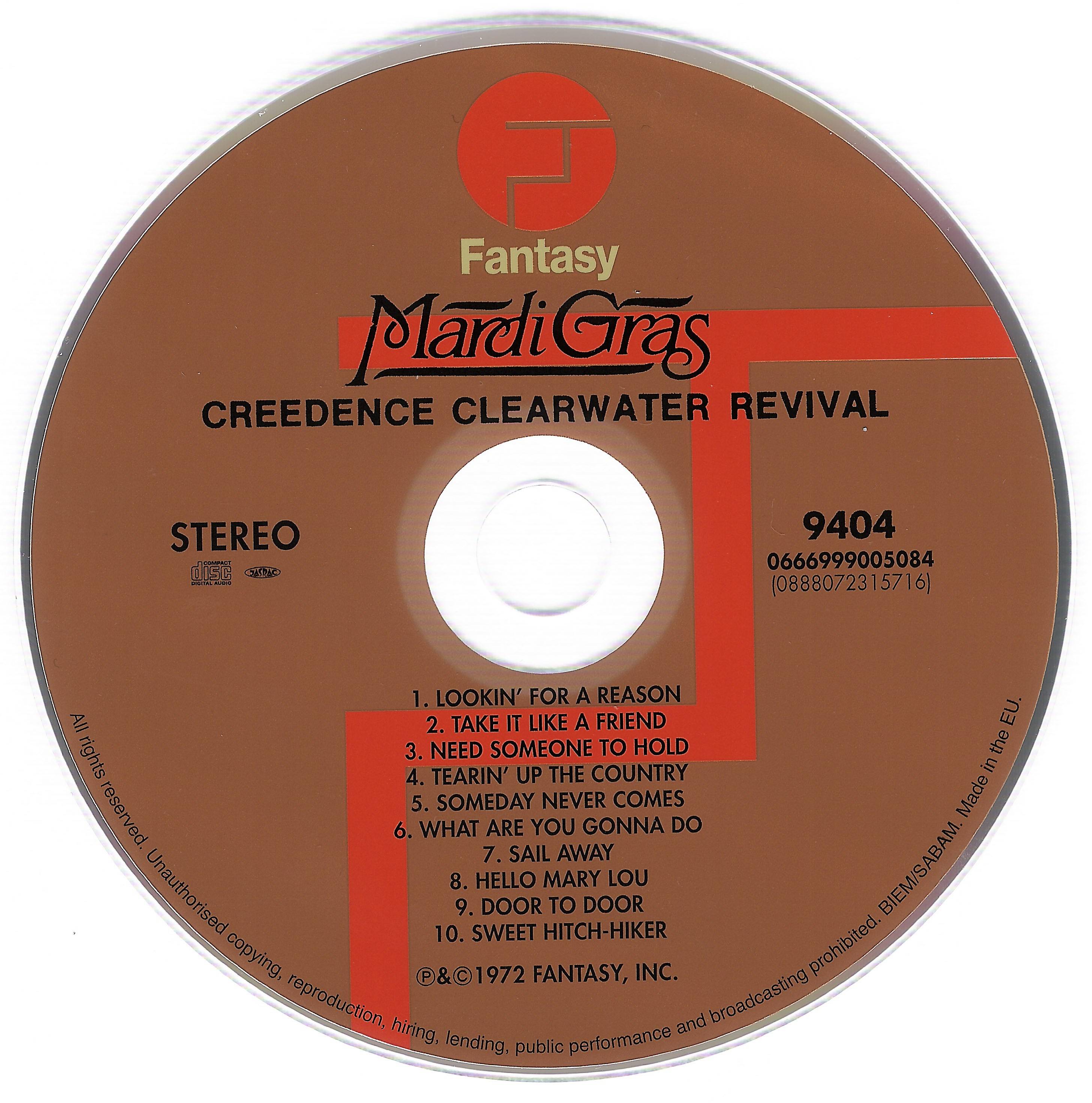 Creedence Clearwater Revival 40th Anniversary Box Mardi Gras : CD